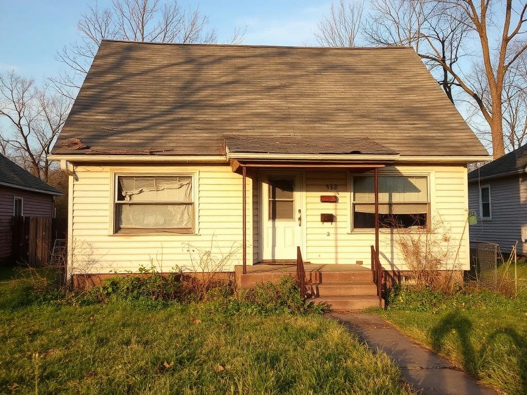 Green Bay Bungalow before renovation